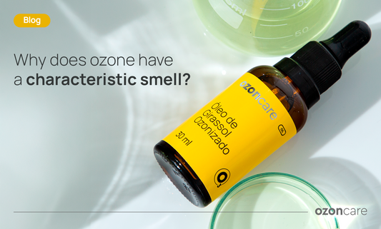 Why does ozone have a characteristic smell?