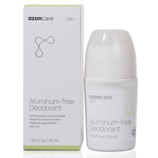 Ozone Infused Aluminum-Free Deodorant - Roll On Natural Deodorant for Women & Men, Odor Control, Promotes Smooth & Healthy Skin - Armpits Skin Care, VEGAN, Paraben Free - 1.69FlOz/50ml