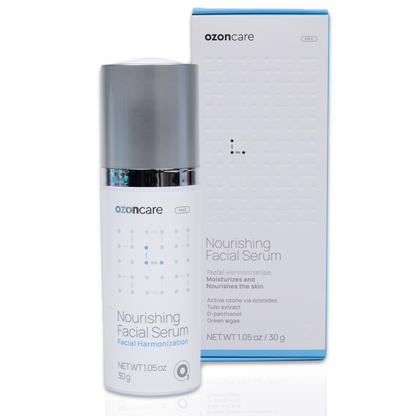 Ozone Infused Nourishing Facial Serum Hydrating Face Serum for Sensitive Skin, Stimulates Collagen Production