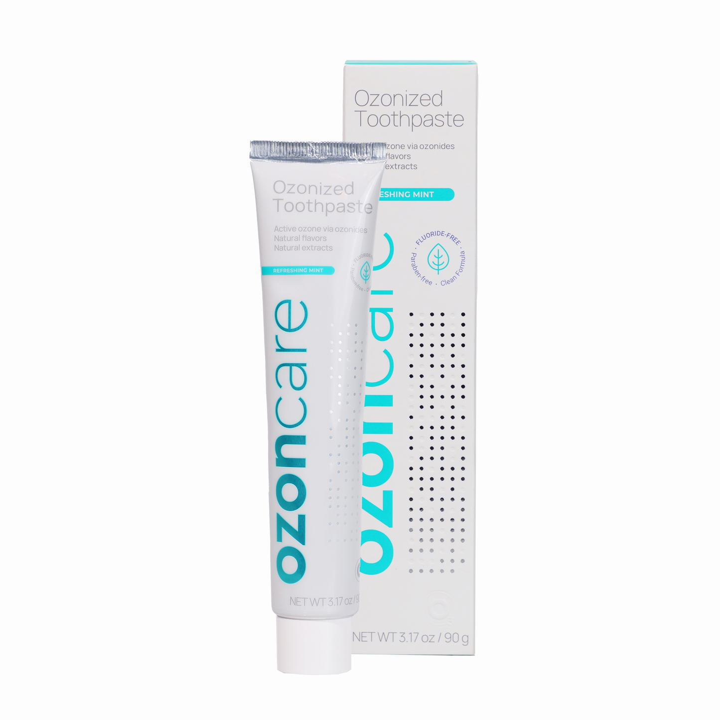 Ozone Infused Toothpaste - Fluoride Free Toothpaste for Sensitive Teeth, Oral Care - Vegan, Antiplaque