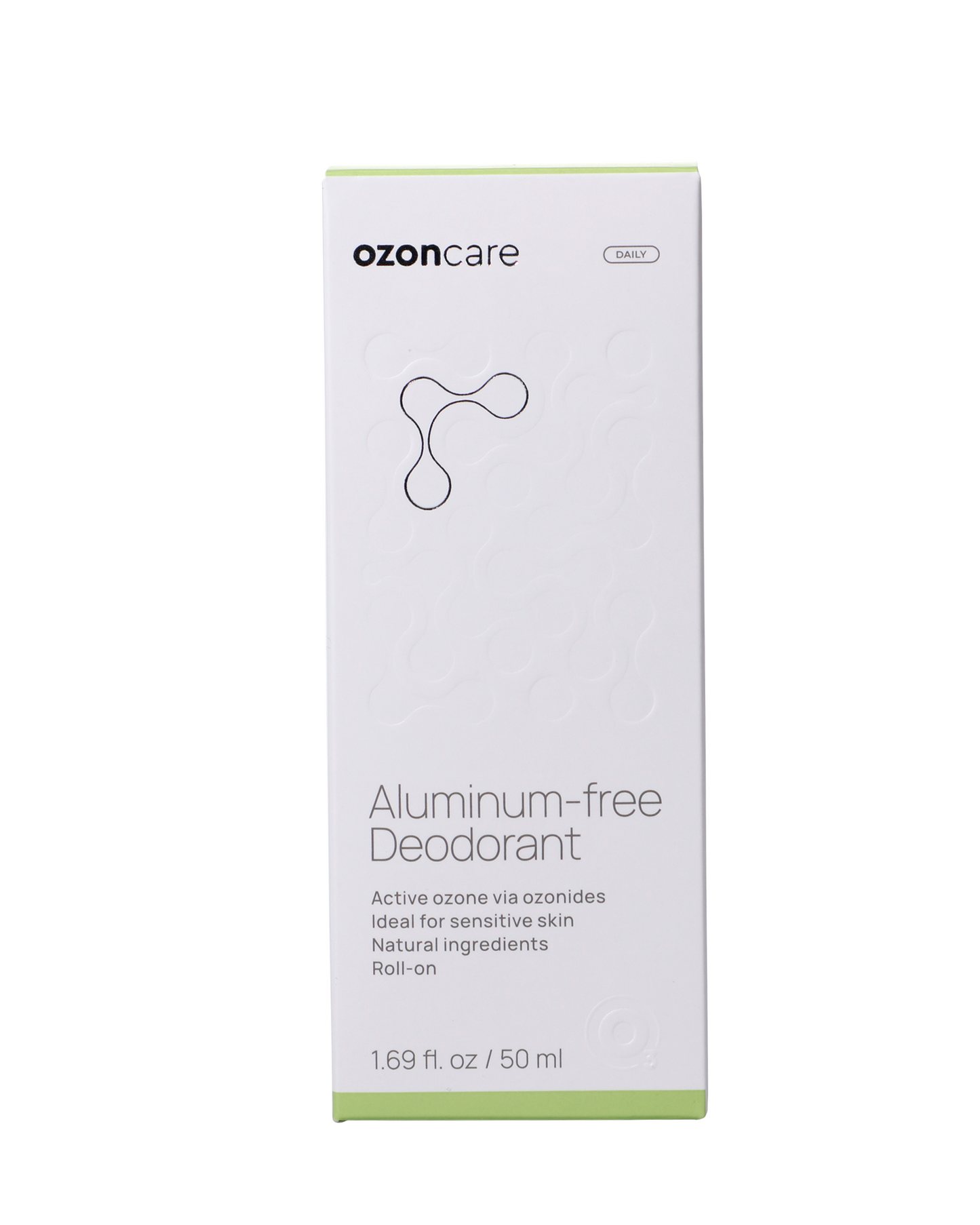 Pack of 3 Ozone Infused Aluminum Free Deodorant - Roll On Natural Deodorant for Women & Men, Anti Odor, Promotes Smooth & Healthy Skin - VEGAN, Paraben Free - 5.07FlOz/150ml