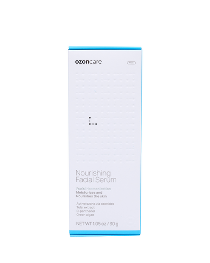 Ozone Infused Nourishing Facial Serum Hydrating Face Serum for Sensitive Skin, Stimulates Collagen Production